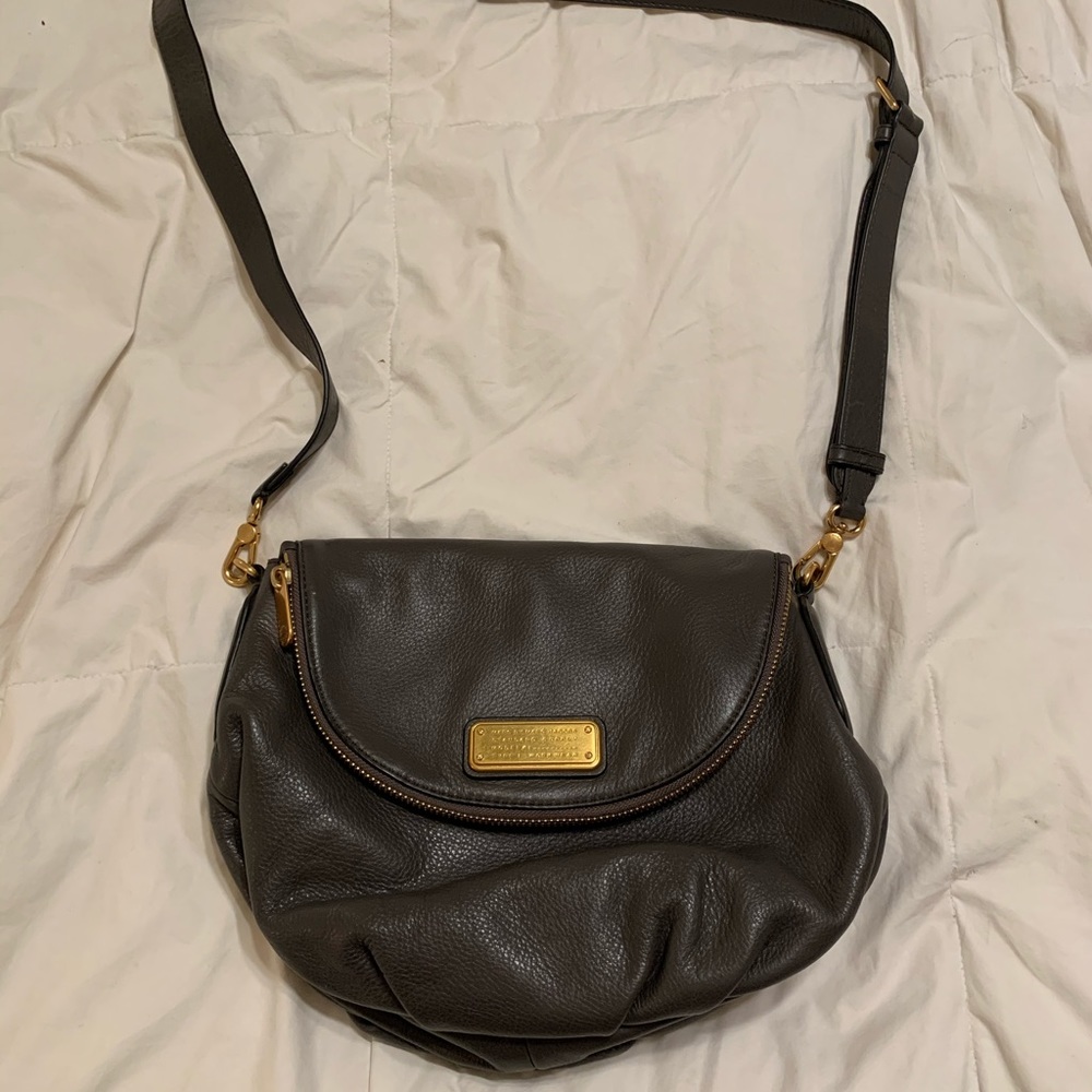 Marc by Marc Jacobs Natasha Leather Gray Purse